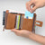 Double Zipper Leather Wallet