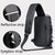 Single Shoulder BackPack (Anti Theft USB)