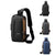 Single Shoulder Crossbody BackPack (Anti Theft USB)