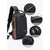 Single Shoulder Crossbody BackPack (Anti Theft USB)