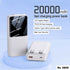 20000 Mah Power Bank with Digital Display(Fast Charging)